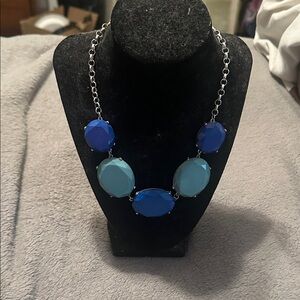 Elegant Blue Statement Necklace